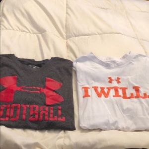 Lot of 2 Under Armour Mens T-shirts